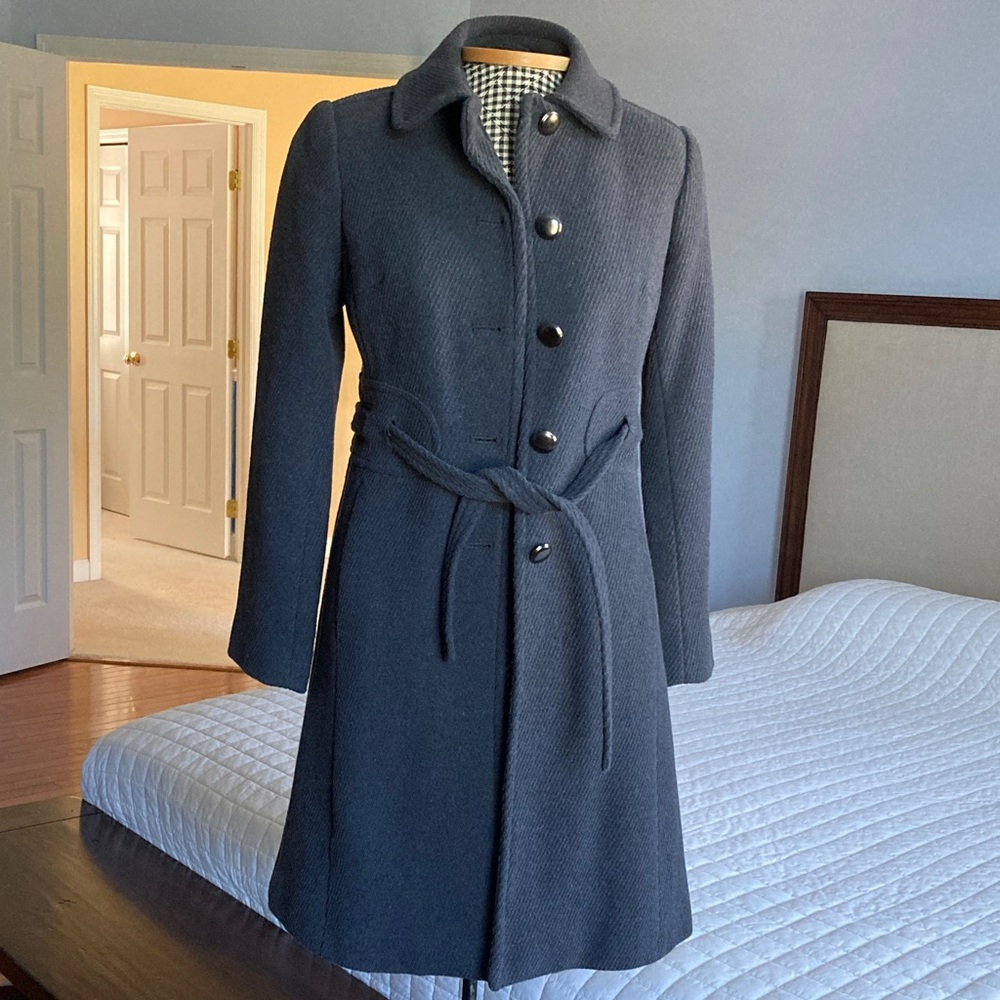 Ann Taylor Charcoal Trench Coat
